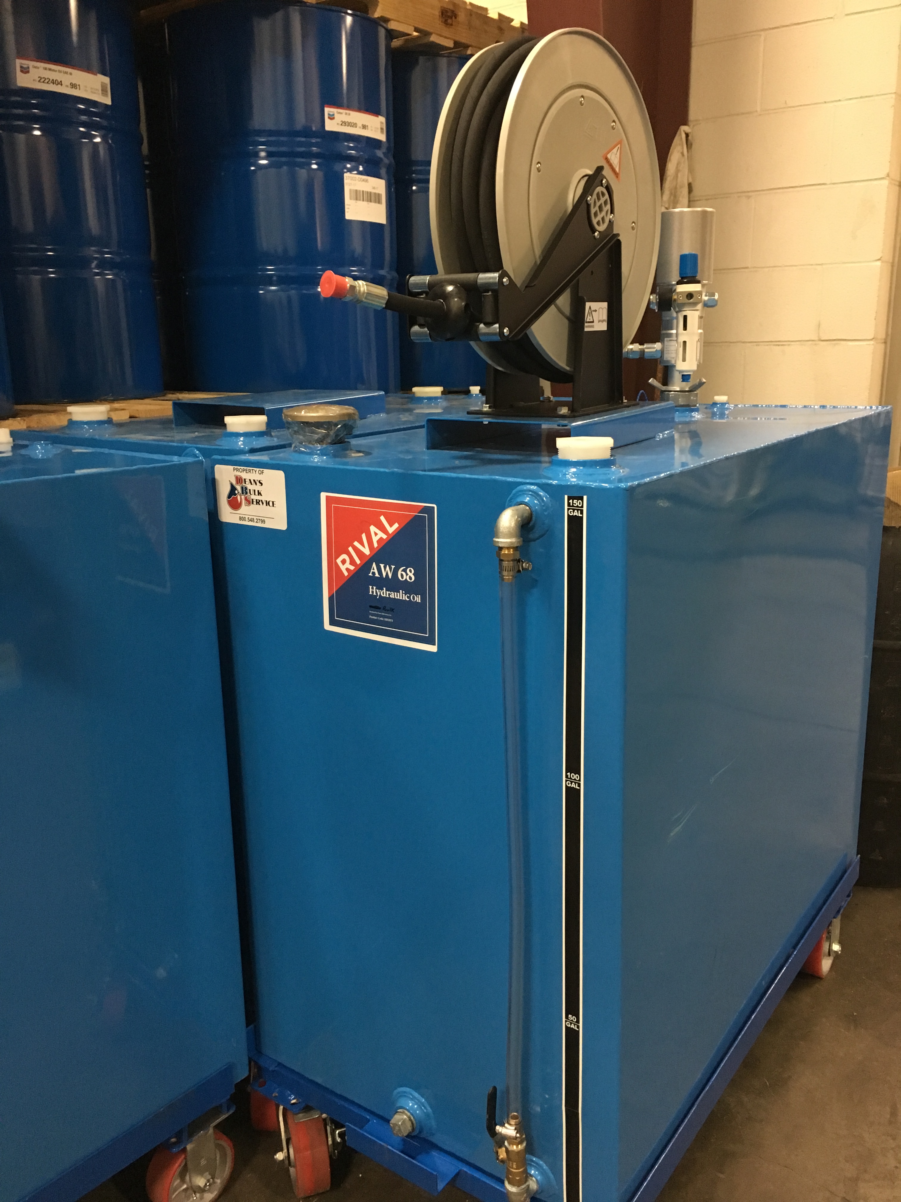 Lubricants Tanks And Equipment Dean's Bulk Service Oil